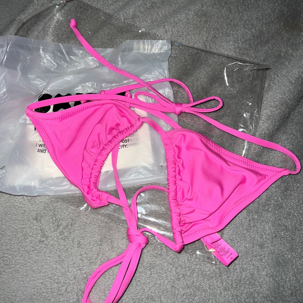 SKIMS Bikini SwimTaffy Micro Triangle Top Sz 3x